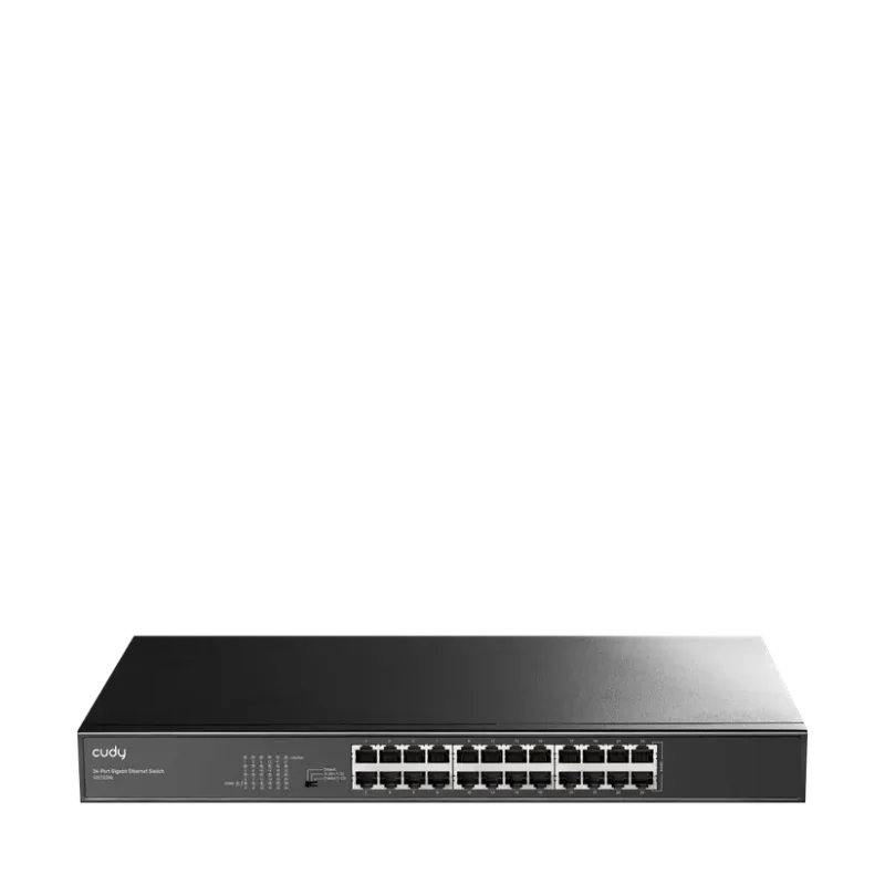 Суич Cudy GS1024L, 24x порт, 10/100/1000, за 19" шкаф, метален