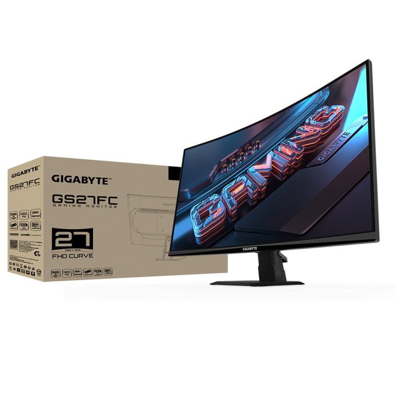 Геймърски Монитор Gigabyte GS27FC, 27" VA FHD, 180Hz, 1ms - Image 8