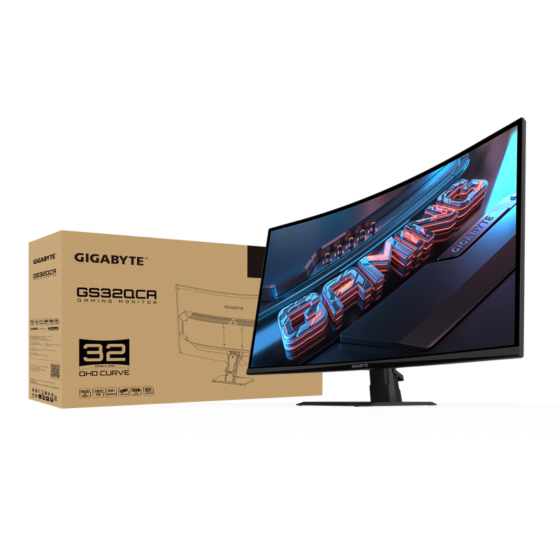 Геймърски Монитор Gigabyte GS32QCA - 32" inch SS/VA 1500R, QHD (2560x1440), 180Hz, 1ms, HDR Ready - Image 8