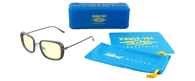 Геймърски очила GUNNAR Fallout Vault 33 Gunmetal/Olive - Amber - Image 7