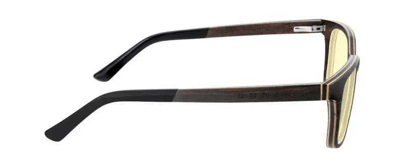 Компютърни очила GUNNAR Muir Ebony (wood), Amber - Image 7