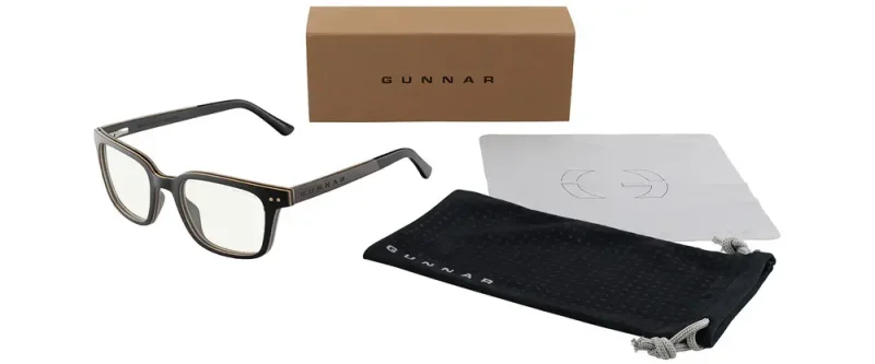 Компютърни очила GUNNAR Muir Ebony (wood), Clear Pro - Image 6