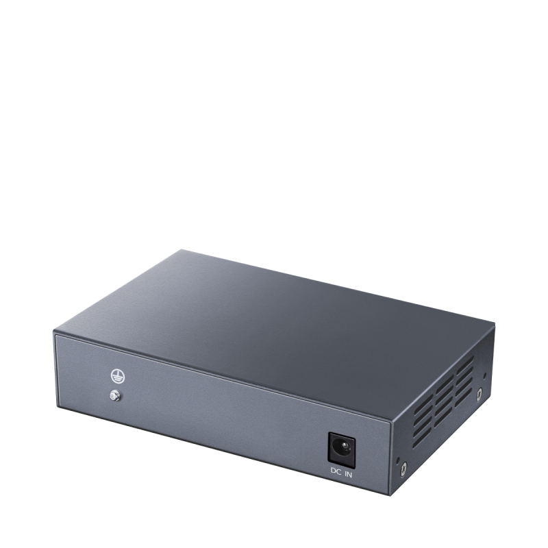 Суич Cudy HS105, 5x2.5G портов Gigabit Ethernet (RJ45), Метален корпус - Image 3
