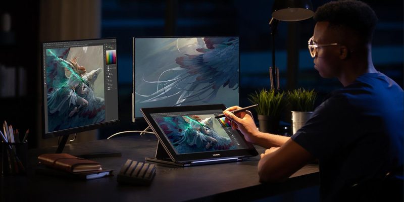 HUION  /Хюйън/ Графичен дисплей таблет Kamvas Pro 16 4K GT1562 - Image 2