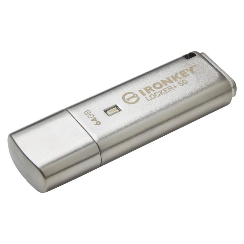 USB памет KINGSTON IronKey Locker+ 50 - 64GB XTS-AES 256-bit - Image 2