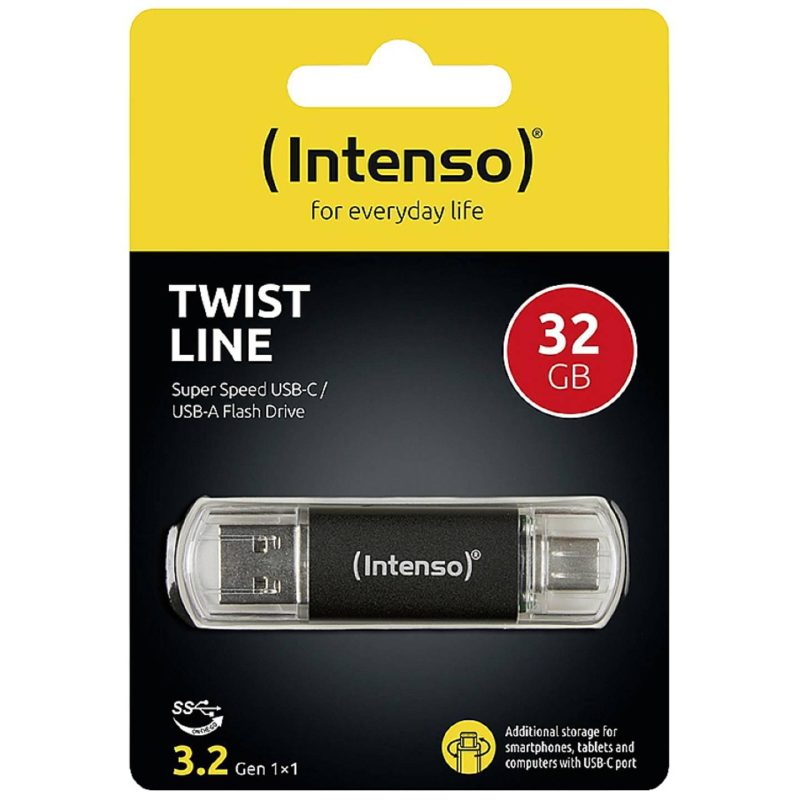 Intenso USB Flash Drive 3.2 32GB Twist Line - Image 5