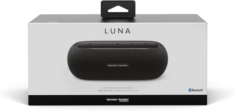 Блутут колонка Harman Kardon LUNA 1x25W RMS + 1x15W RMS, Waterproof, Rechargable battery, Black - Image 5