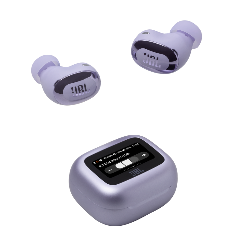 Блутут слушалки-тапи JBL Live Buds 3 - Лилав - Image 8