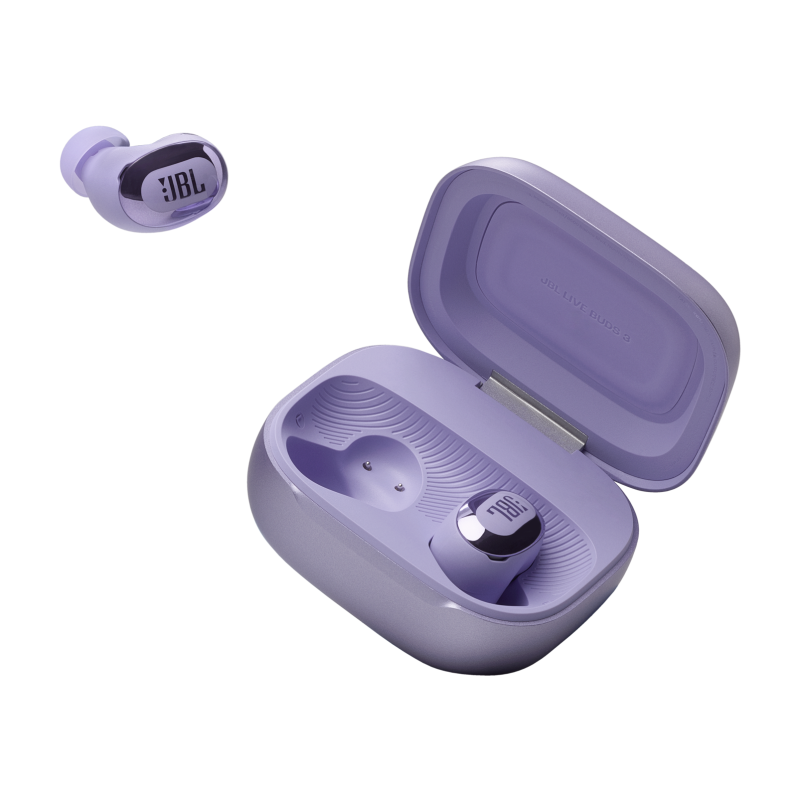 Блутут слушалки-тапи JBL Live Buds 3 - Лилав - Image 5