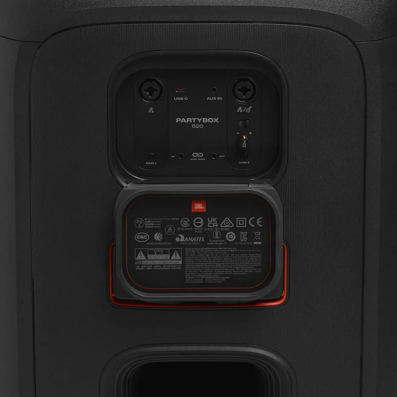 Блутут колона JBL PartyBox Stage 520, 400W RMS- Черно - Image 7