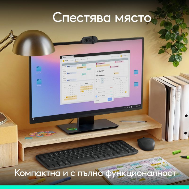 Безжична клавиатура Logitech K250 Graphite - Кирилизирана - Image 5