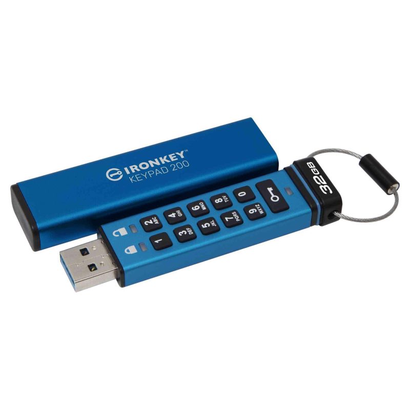 USB памет KINGSTON IronKey Keypad 200 - 32GB XTS-AES 256-bit - Image 2