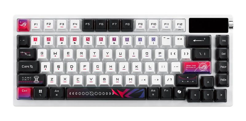 Геймърска безжична Клавиатура ASUS ROG Azoth X - White - Image 3