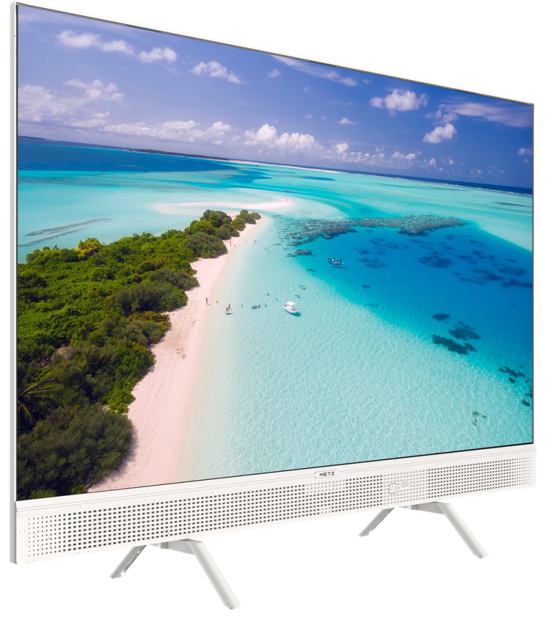 METZ Портативен телевизор 32MQE7100Z, 32" QLED, Google TV, бял - Image 3