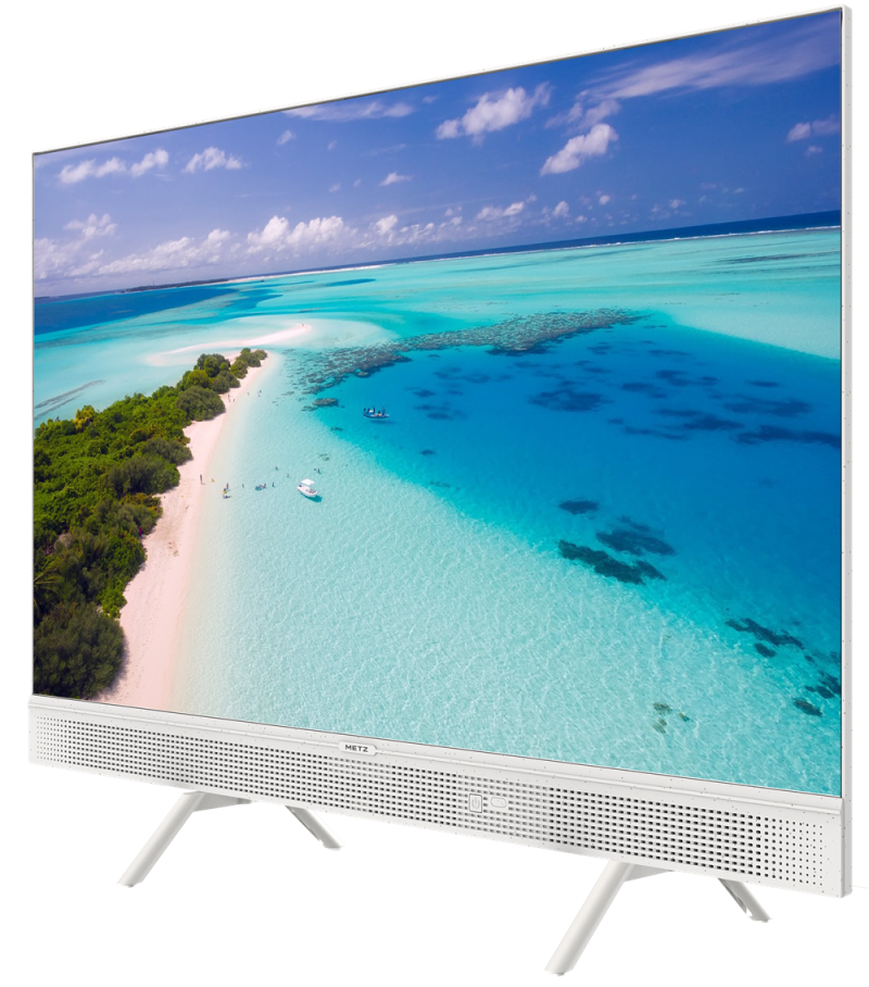 METZ Портативен телевизор 32MQE7100Z, 32" QLED, Google TV, бял - Image 4