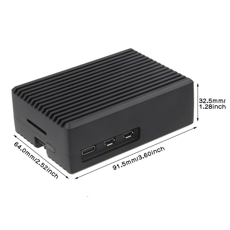Кутия Inter-Tech ODS-739 RASPBERRY - Black - Image 3
