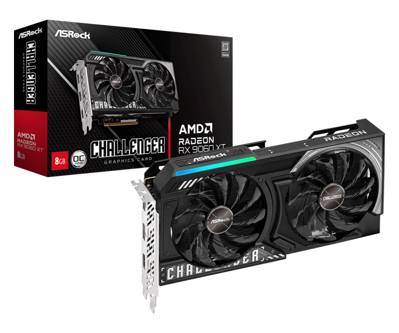 Видео карта ASRock RADEON RX 9060 XT Challenger 8GB OC GDDR6 - Image 6