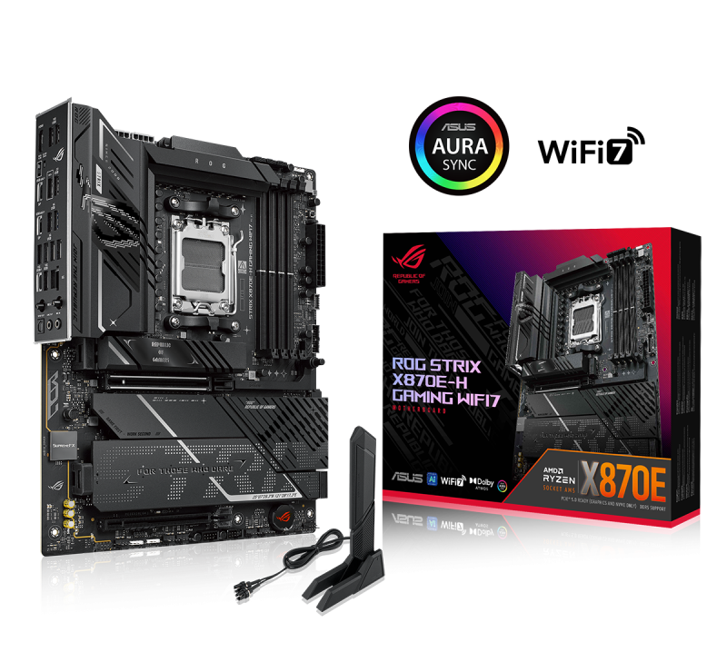 Дънна платка ASUS ROG STRIX X870E-H GAMING WIFI7 AM5 DDR5 - Image 8