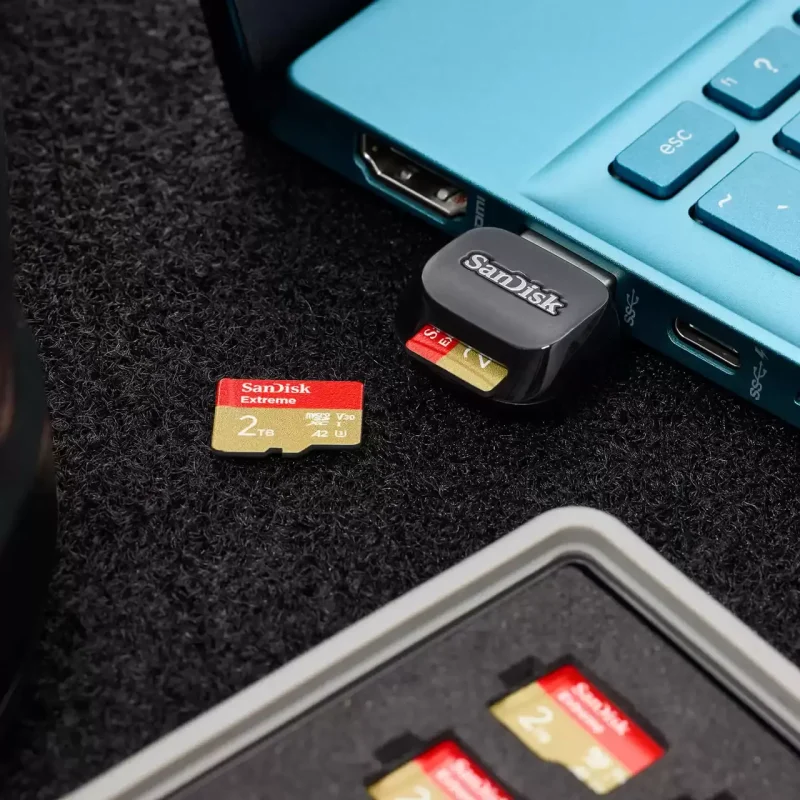 Четец за карти SanDisk Extreme PRO, USB-C,QuickFlow™ microSD™ UHS-I Card USB-A Reader - Image 3
