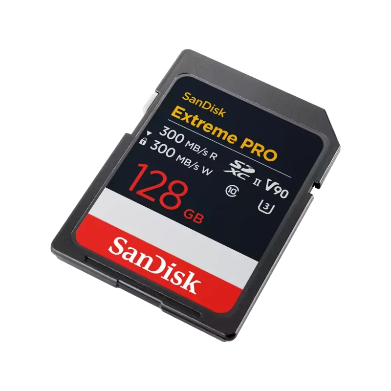 SanDisk Карта памет Extreme Pro SDXC 128GB 300MB/s & 300Mb/s Class 10 V90 UHS-II - Image 2