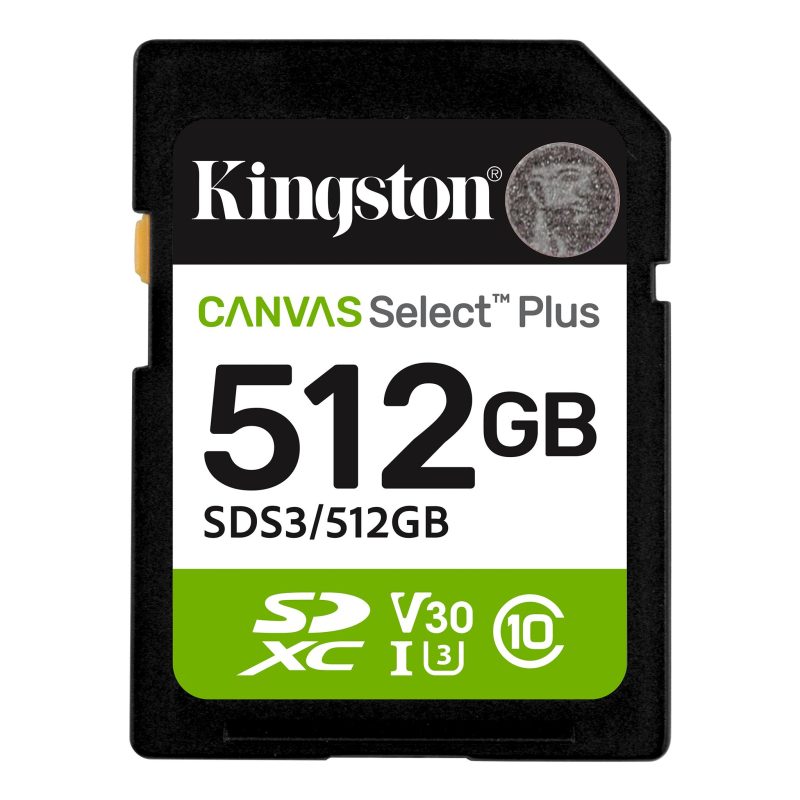 Карта памет Kingston Canvas Select Plus SD 512GB - Image 2