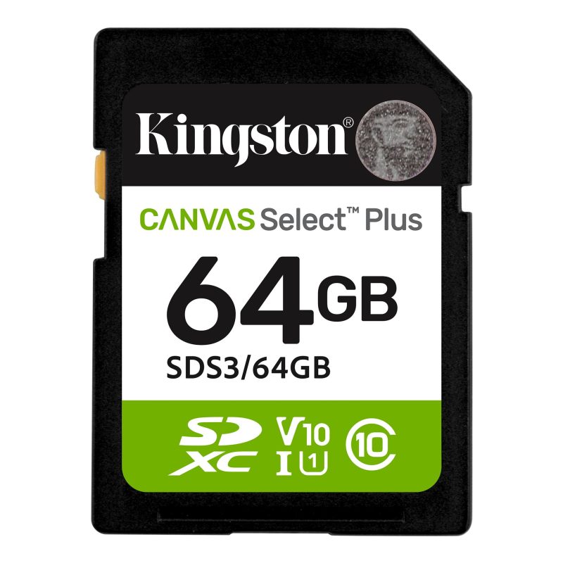 Карта памет Kingston Canvas Select Plus SD 64GB - Image 2
