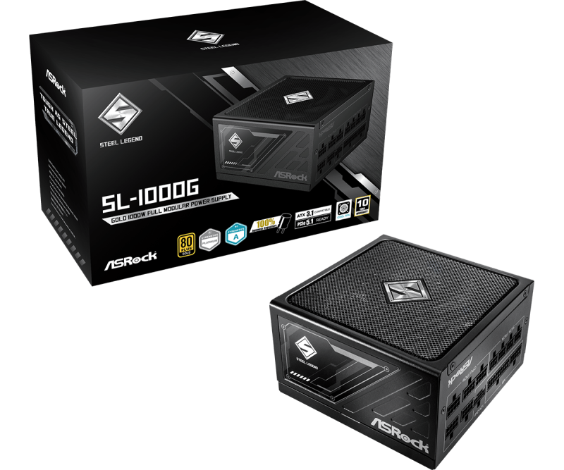 Захранващ блок ASRock Steel Legend 1000W 80+ Gold - Image 6