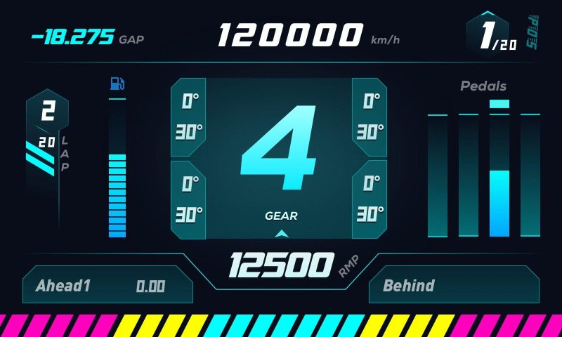 Дигитално табло MOZA RM Dashboard - Image 3