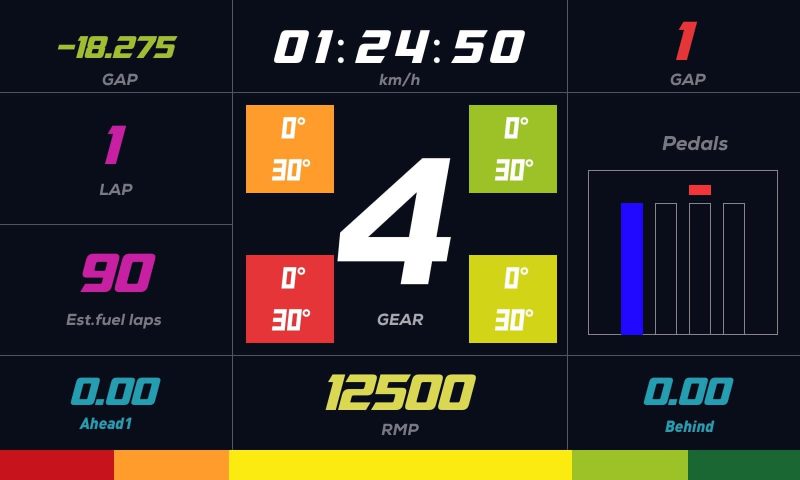 Дигитално табло MOZA RM Dashboard - Image 6