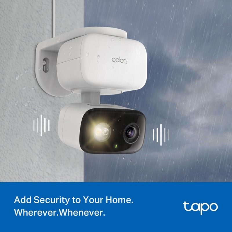 TP LINK Камера за наблюдение Wi-Fi  C206, външна и вътр.употреба, Pan/Tilt, microSD, Water and Dust Resistance - Image 4