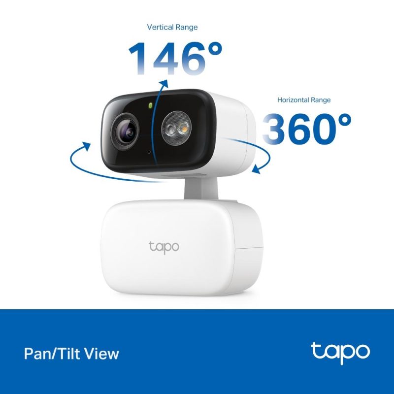 TP LINK Камера за наблюдение Wi-Fi  C206, външна и вътр.употреба, Pan/Tilt, microSD, Water and Dust Resistance - Image 6