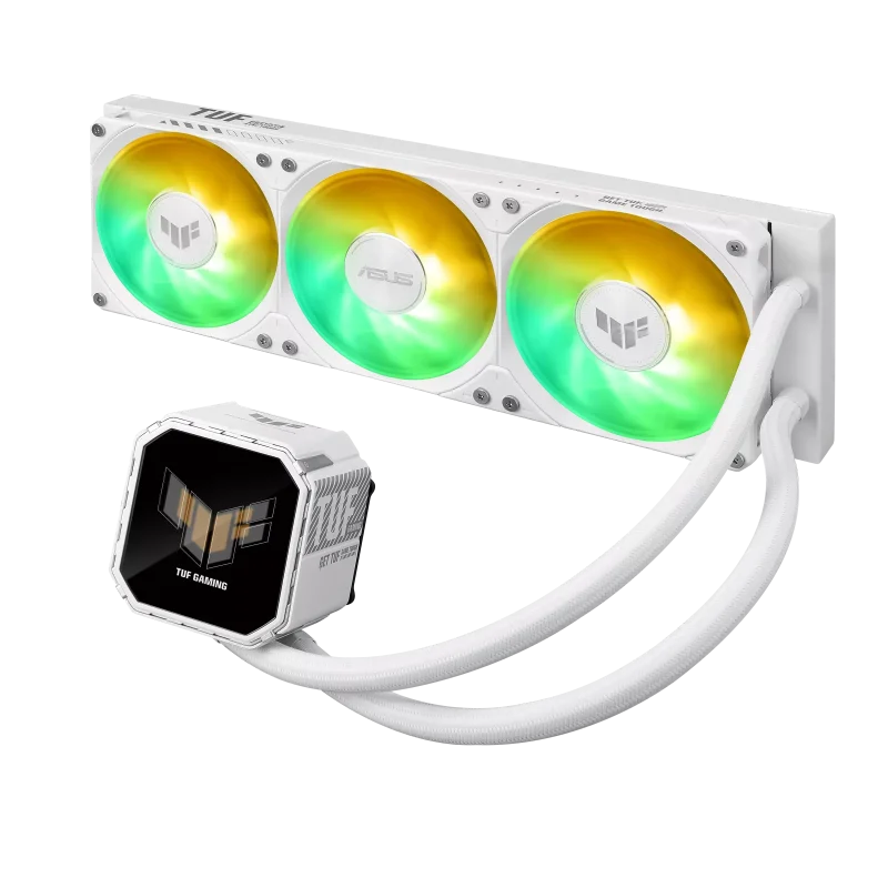 Охладител за процесор ASUS TUF Gaming LC III 360 ARGB LCD White Edition - Image 2