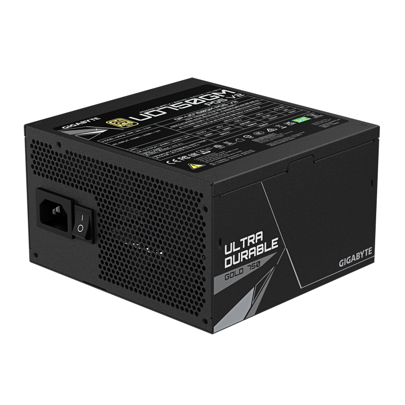 Захранващ блок Gigabyte UD750GM PG5 V2 , 750W, 80+ GOLD, PCIe 5.1 - Image 3