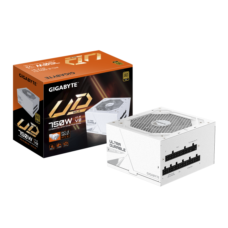Захранващ блок Gigabyte UD750GM PG5 ICE 750W, 80+ Gold PCIe 5.1 - Image 7