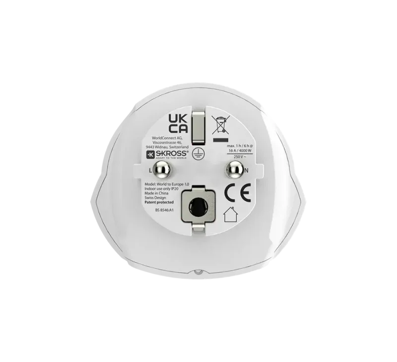 Skross адаптер 220V UK/US/World  към EU - Image 6