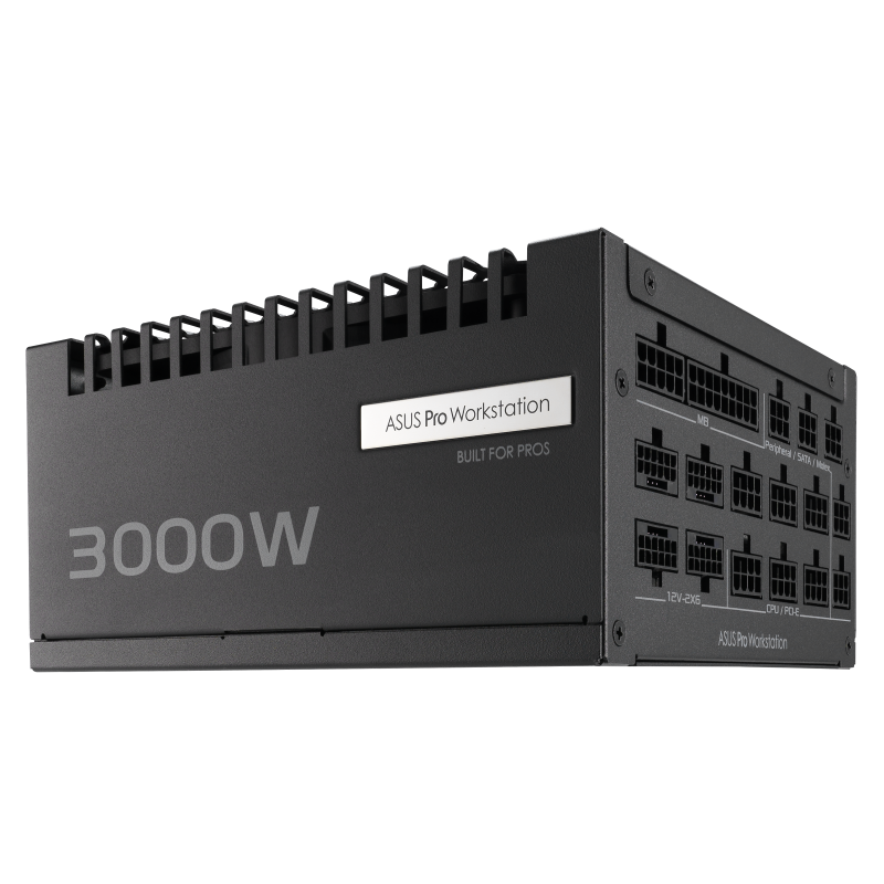 Захранващ блок ASUS Pro WS 3000W 80+ Platinum PCIe 5.1, Fully Modular - Image 2