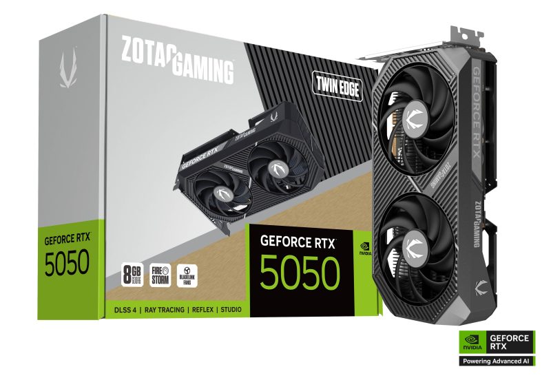 Видео карта ZOTAC GAMING RTX 5050 Twin Edge 8GB GDDR6 - Image 6