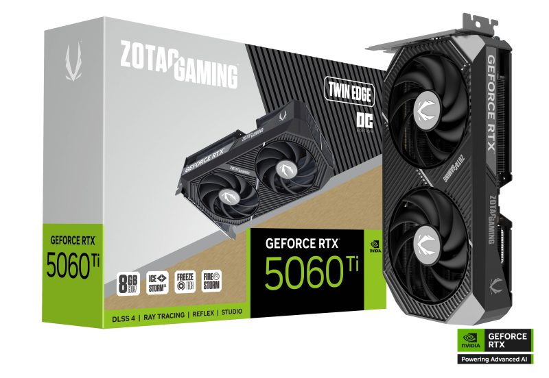 Видео карта ZOTAC GAMING RTX 5060 TI Twin Edge OC 8GB GDDR7 - Image 6