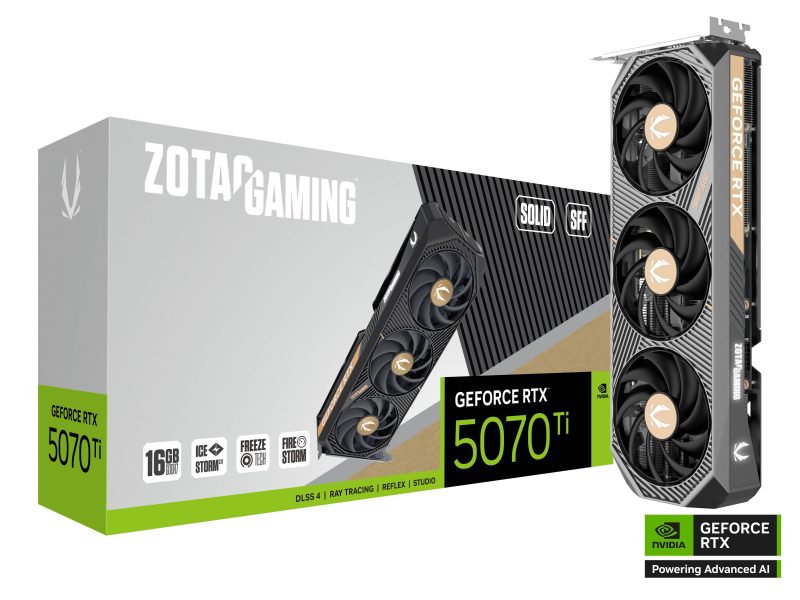 Видео карта ZOTAC GAMING RTX 5070 TI Solid SFF 16GB GDDR7 - Image 7