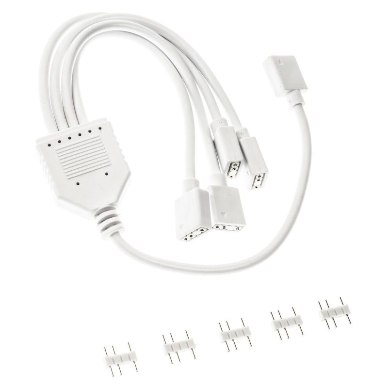 Кабел Kolink ARGB 1-4 Сплитер - 30 cm Бял - Image 2