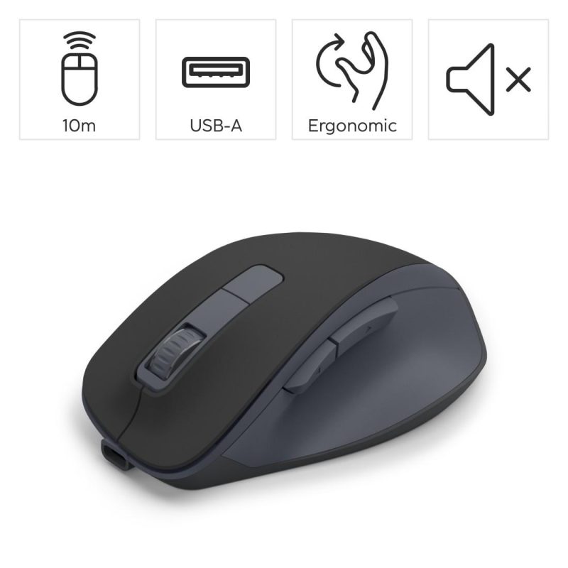 HAMA Безжична оптична мишка WM-500 Recharge , черна, 6 бут.,800/1200/1600 dpi, безшумна - Image 10