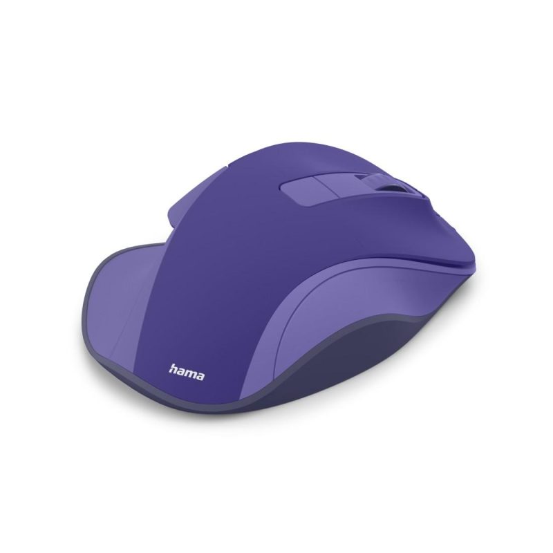 HAMA Безжична оптична мишка WM-500 Recharge, 6 бут.,800/1200/1600 dpi, безшумна, лилаво - Image 11