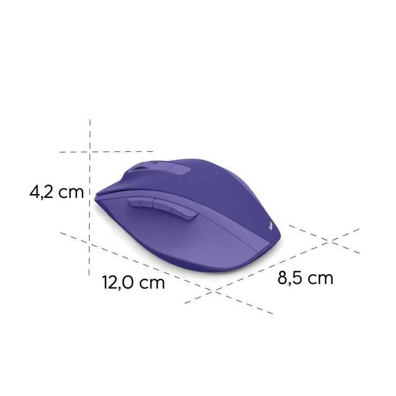 HAMA Безжична оптична мишка WM-500 Recharge, 6 бут.,800/1200/1600 dpi, безшумна, лилаво - Image 14