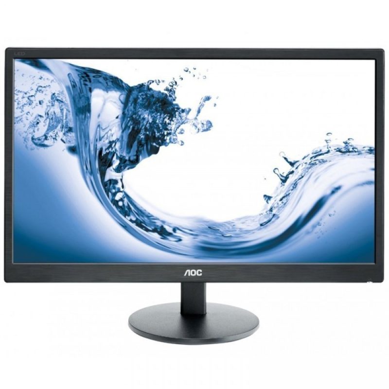 Monitor LED AOC Value-Line E2770SH (27'', TN, 16:9, 1920x1080, 1ms, 20M:1,  170/160, 300 cd/m2, VGA, DVI, HDMI, Speakers, VESA) Black