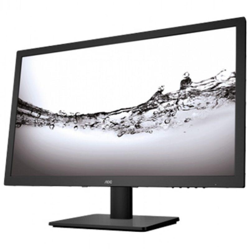 AOC 21.5"(54.6cm) Monitor LED E2275SWJ (21.5", 16:9, 1920x1080, TFT-LCD, 250 cd/m², 200M : 1, 2 ms, 170/160°, VGA, DVI-D, HDMI, 2W speakers, Tilt: -5 to +20°, Black, Warranty 3y)