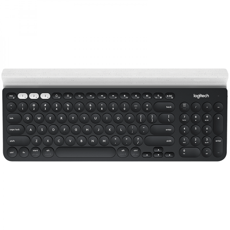 LOGITECH K780 Multi-Device Wireless Keyboard - DARK GREY/SPECKLED WHITE - US INT'L