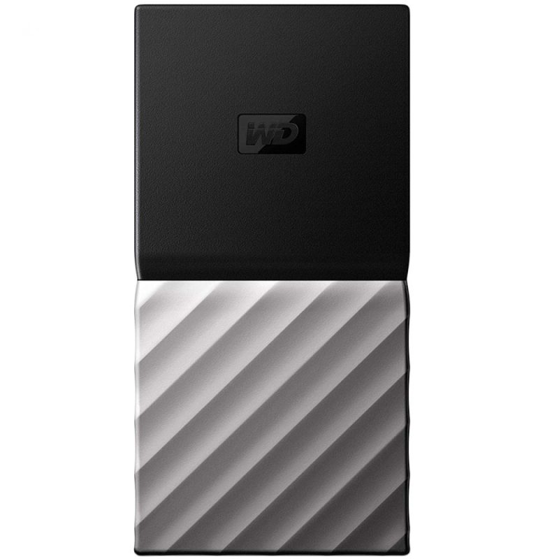 WD My Passport 256GB External SSD, USB 3.1 Gen2, Read/Write: 540 / 540 MB/s, cable: Type-C to Type-C, USB Type-C to Type-A adaptor