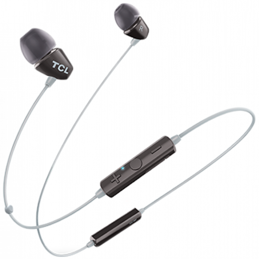 TCL In-ear Bleutooth Headset, Frequency of response: 10-22K, Sensitivity: 105 dB, Driver Size: 8.6mm, Impedence: 16 Ohm, Acoustic system: closed, Max power input: 20mW, Connectivity type: Bluetooth only (BT 4.2), Color Phantom Black