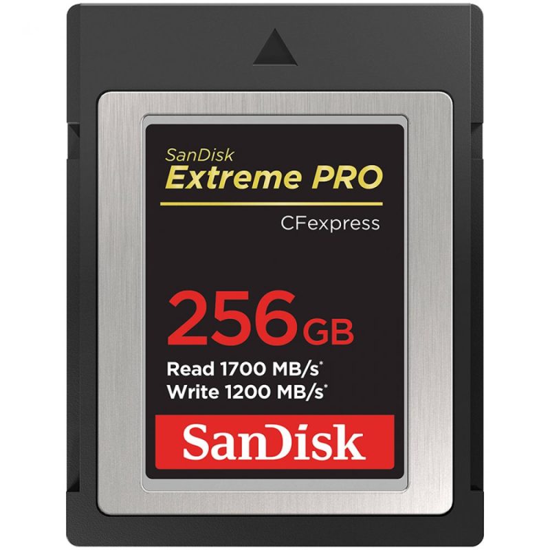 SanDisk Extreme PRO CFexpress Card Type B, 256GB, 1700MB/s Read, 1200MB/s Write