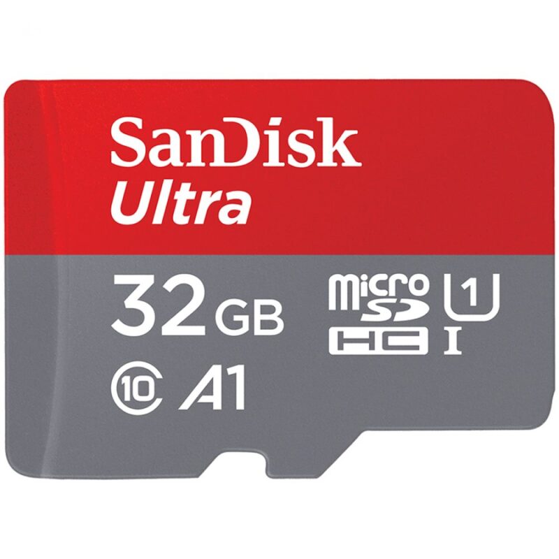 SANDISK Ultra microSDHC 32GB + SD Adapter 120MB/s A1 Class 10 UHS-I